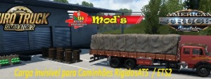 CARGA INVISÍVEL PARA CAMINHÕES RÍGIDOS ATS E ETS2 PRO